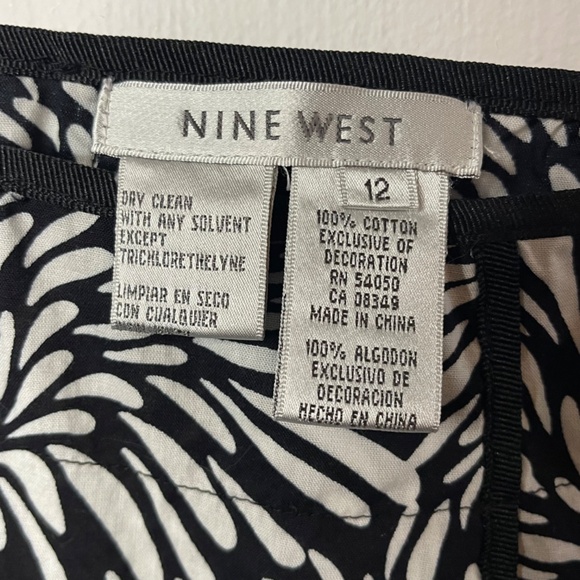 Nine West Printed Skirt Size 12 - Picture 2 of 5